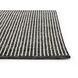 Serene 96 X 60 inch Black / White Indoor Hand-Woven Rug, Hand-Woven